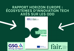 Rapport | Horizon Europe - Écosystèmes d’innovation tech axés sur les ODD